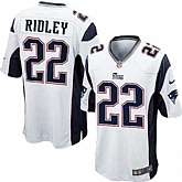 Nike Men & Women & Youth Patriots #22 Ridley White Team Color Game Jersey,baseball caps,new era cap wholesale,wholesale hats